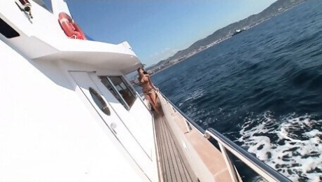 Anal sex on a yacht with Jennifer Stone