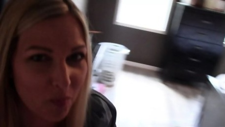 Mommy Sneaks the Neighbor In