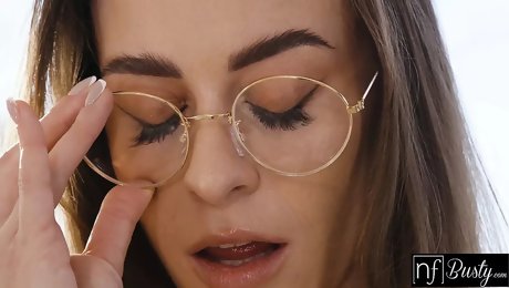 Busty Brunette Josephine Jackson Gives Sensual Blowjob and Cock Ride