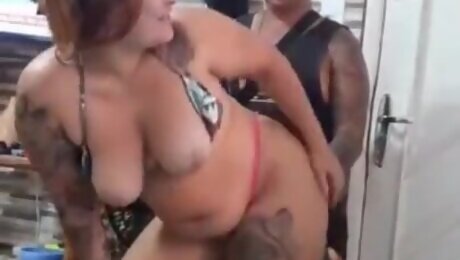Lustful chubby MILF adult crazy video