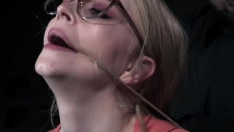 Nerd girl in glasses Alice bdsm kinky porn